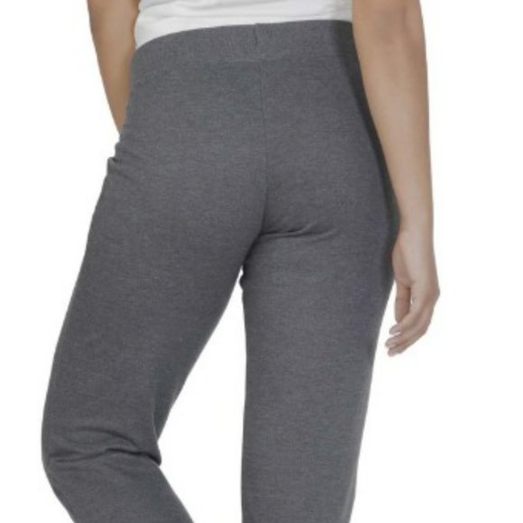 Fruit Of The Loom Ladies Small Sweatpants Char Gray Straight Leg EverSoft Cotton - Picture 1 of 1